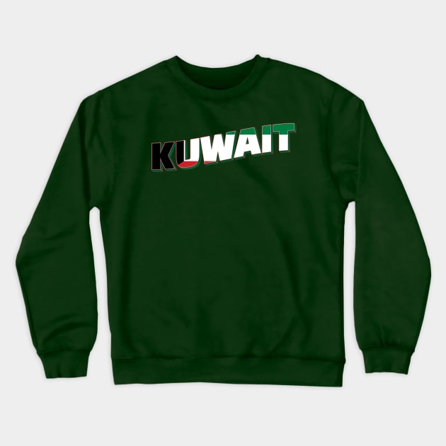 Kuwait Vintage style retro souvenir Crewneck Sweatshirt by DesignerPropo